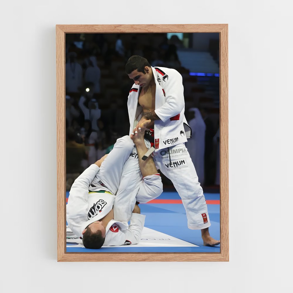 Poster Leandro combattants – affiche Jiu-jitsu brésilien (vue 4)